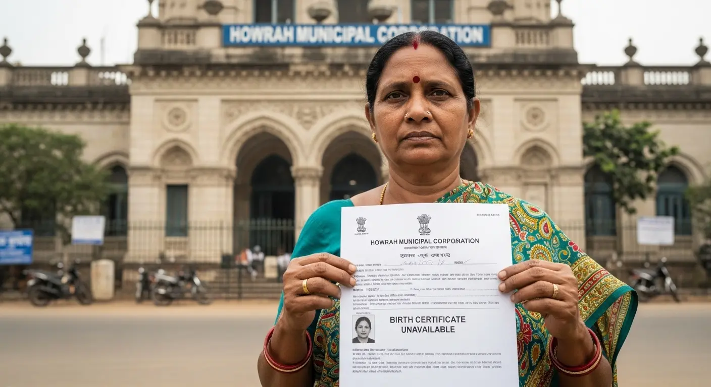 Non-availability Birth Certificate from Howarah, Madurai. Allahabad